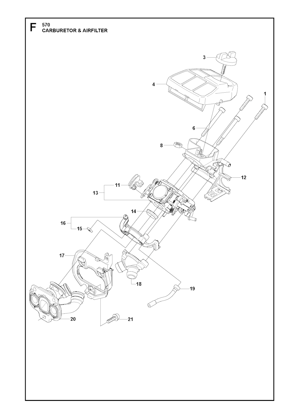 Explosionszeichnung Ersatzteile