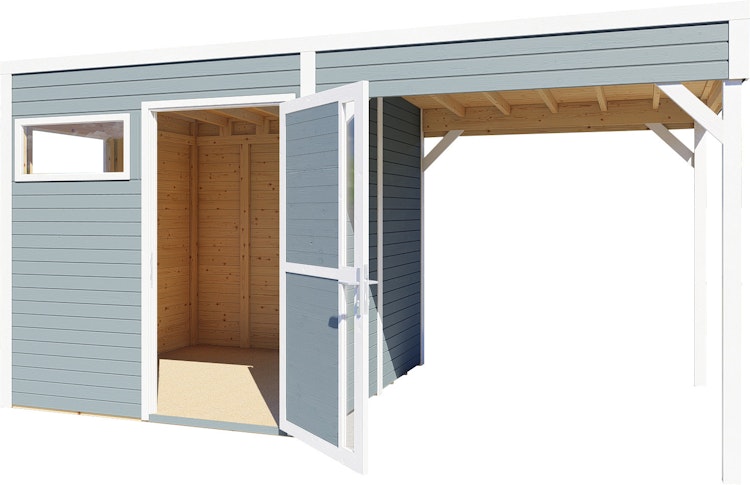 Bertilo Gartenhaus Cubus 2 Lounge - 19 mm