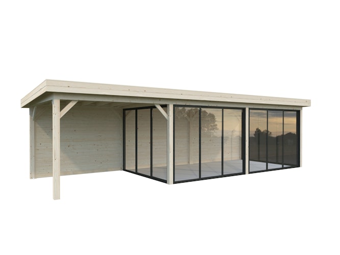 Palmako Carport/Pavillon Connect Lenna 24,9 m² Set 418 Slide