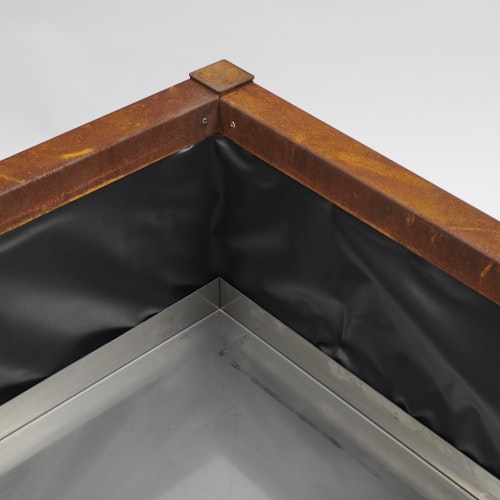 BambusBASIS Hochbeet - Profile Corten