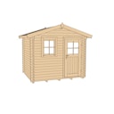 Vorschaubild Weka Gartenhaus Premium28 FT mit Vordach (20 cm) - 28 mm