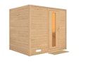 Vorschaubild Karibu Sauna Sonara - Massivholzsauna mit Fronteinstieg 38 mm inkl. gratis 9 kW Bio-Saunaofen im Wert von 879,99 €