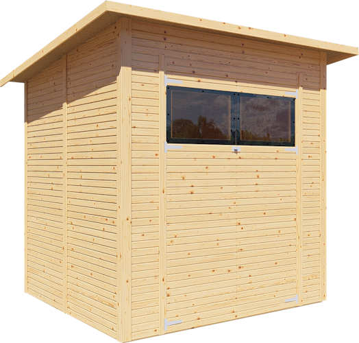 Bertilo Gartenhaus Pent Modern 3 - 18 mm