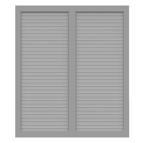 GroJa Select Typ U mit Lamellen 1,50 Meter hoch - in verschiedenen Farben + Breiten