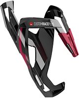 Elite Trinkflaschenhalter Custom Race Plus schwarz schwarz glanz / amarant