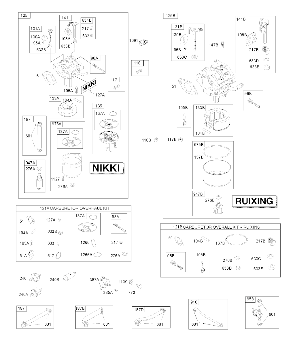 Explosionszeichnung Ersatzteile