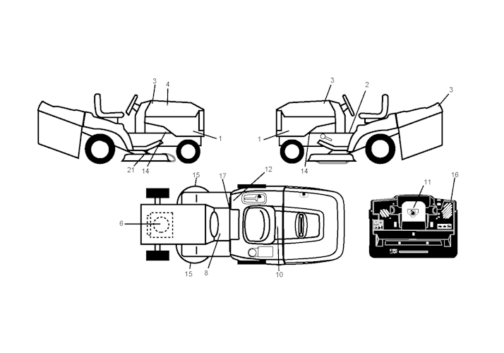 Husqvarna Gartentraktoren 96061017906 CT151