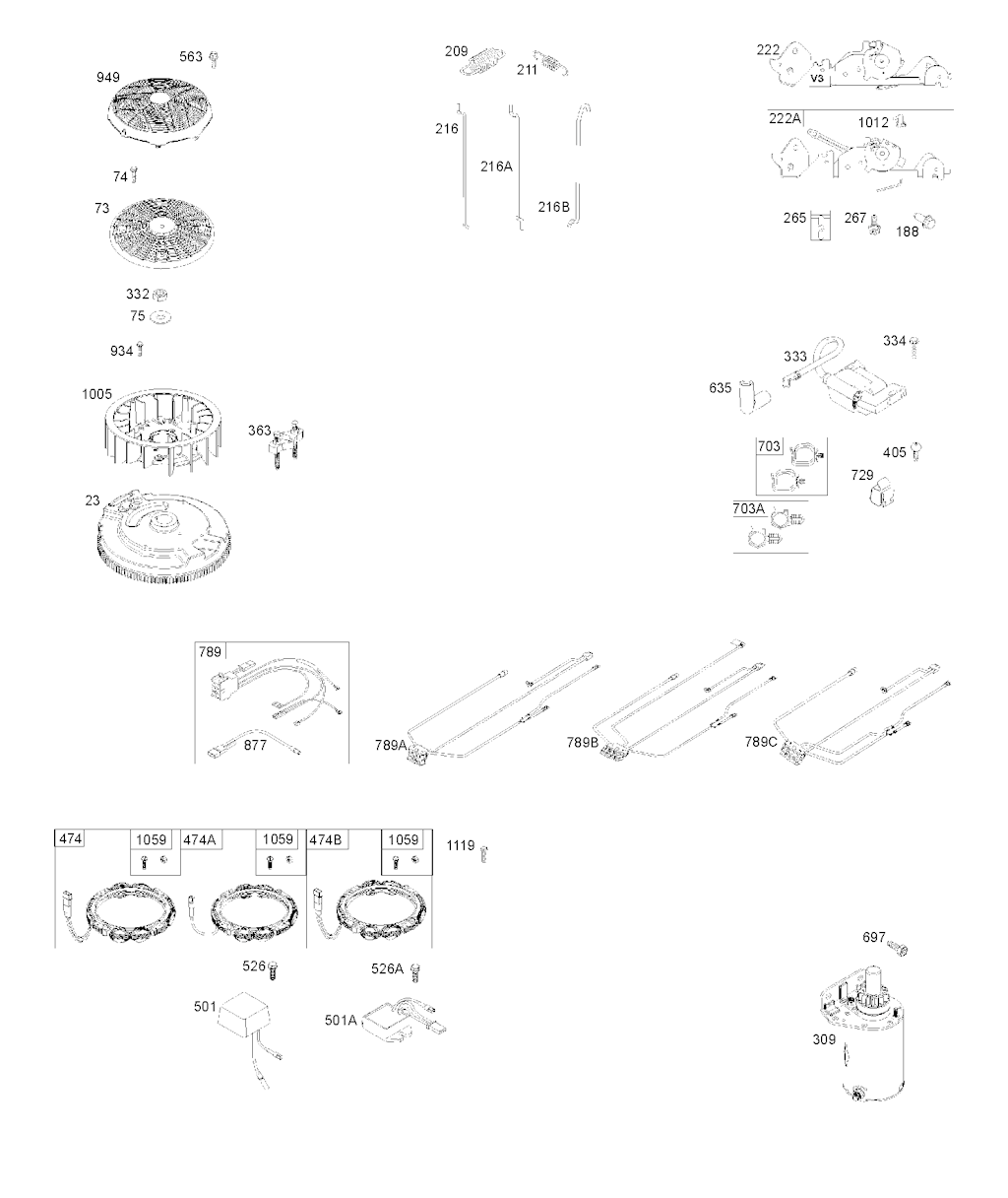 Explosionszeichnung Ersatzteile