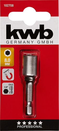 kwb Steckschl. 8mm, Magnet, E6.3 102708