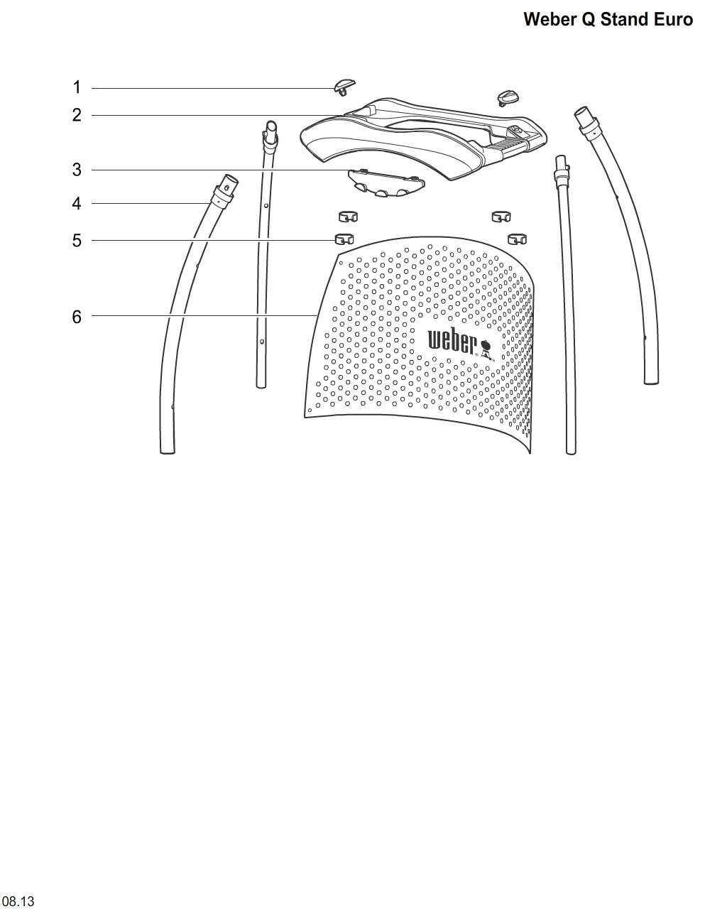 Explosionszeichnung Ersatzteile