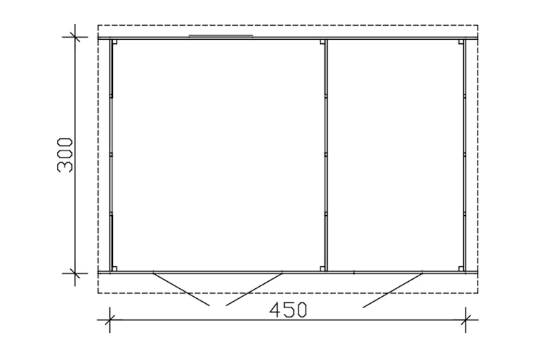 Skan Holz Gartenhaus Flex - 28 mm