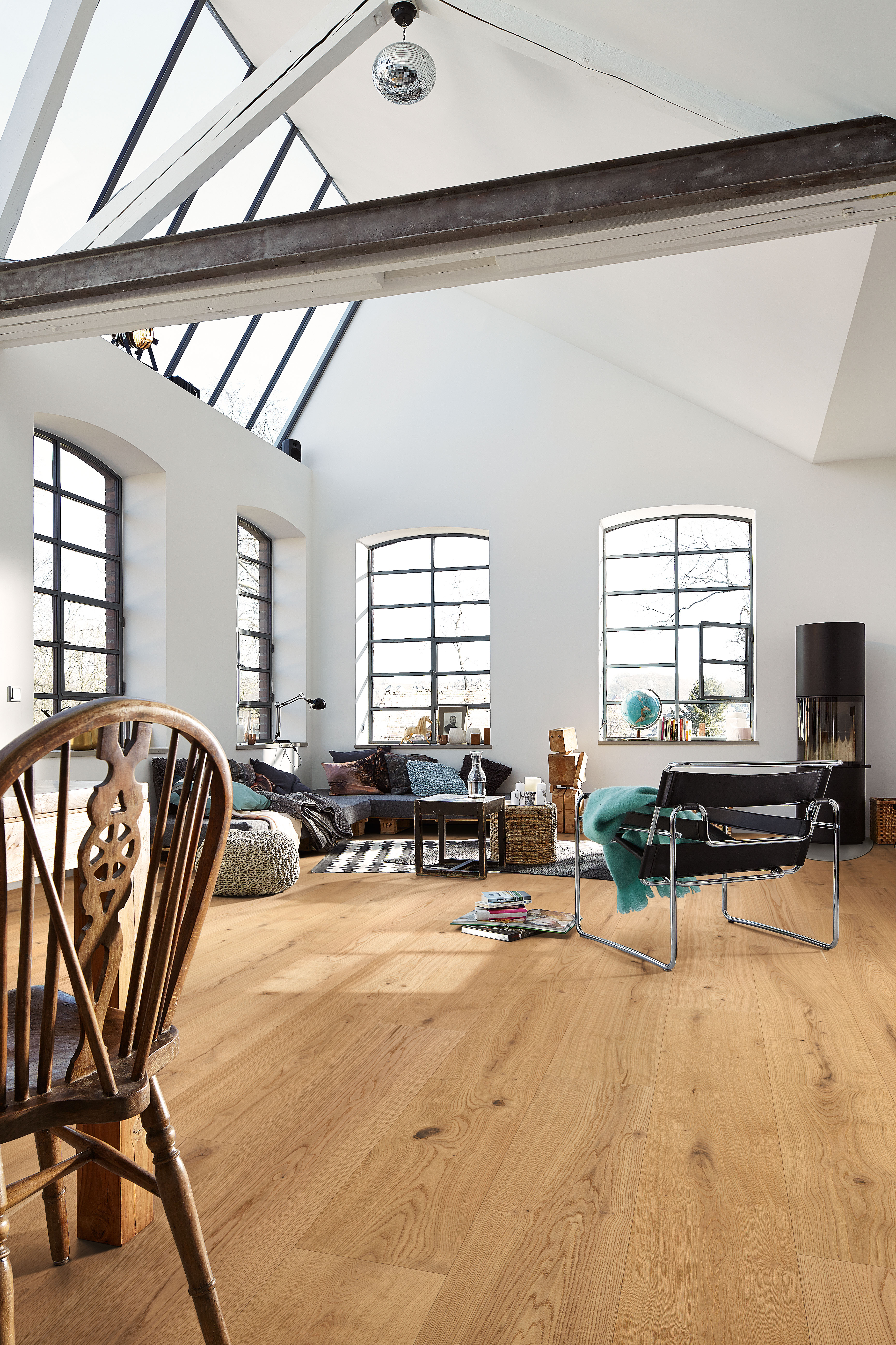 MEISTER Lindura-Holzboden HD 400 Eiche authentic pure gebürstet 8902 - naturgeölt 5G Dry®