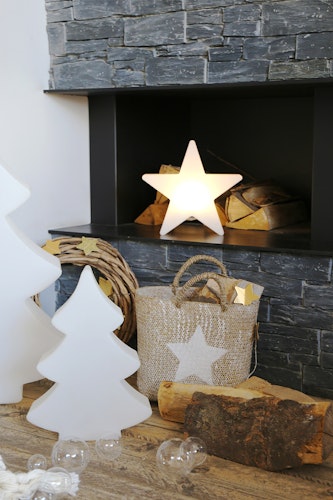 8 seasons design LED-Dekoleuchte Shining Star Ø 30 cm (WW)