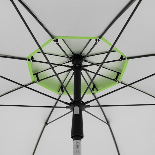 doppler Strandschirm WINDPROFI 200 Manual, Aluminium Anthrazit / 100 % Polyester 80 g/m²