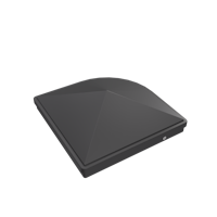 GroJa Stecksystem Premium Pfostenkappe 9x9 für Alu variabler Eckpfosten