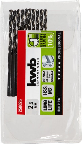 kwb Akku Top HI-NOX HSS Bohrer 2,5 mm TÜ 258025