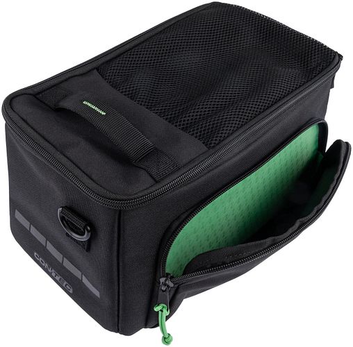 CONTEC Gepäckträgertasche Via Commuter schwarz inkl. vormontiertem AVS Adapter