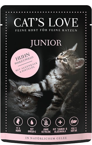Cat's Love Junior 85g Beutel Katzennassfutter