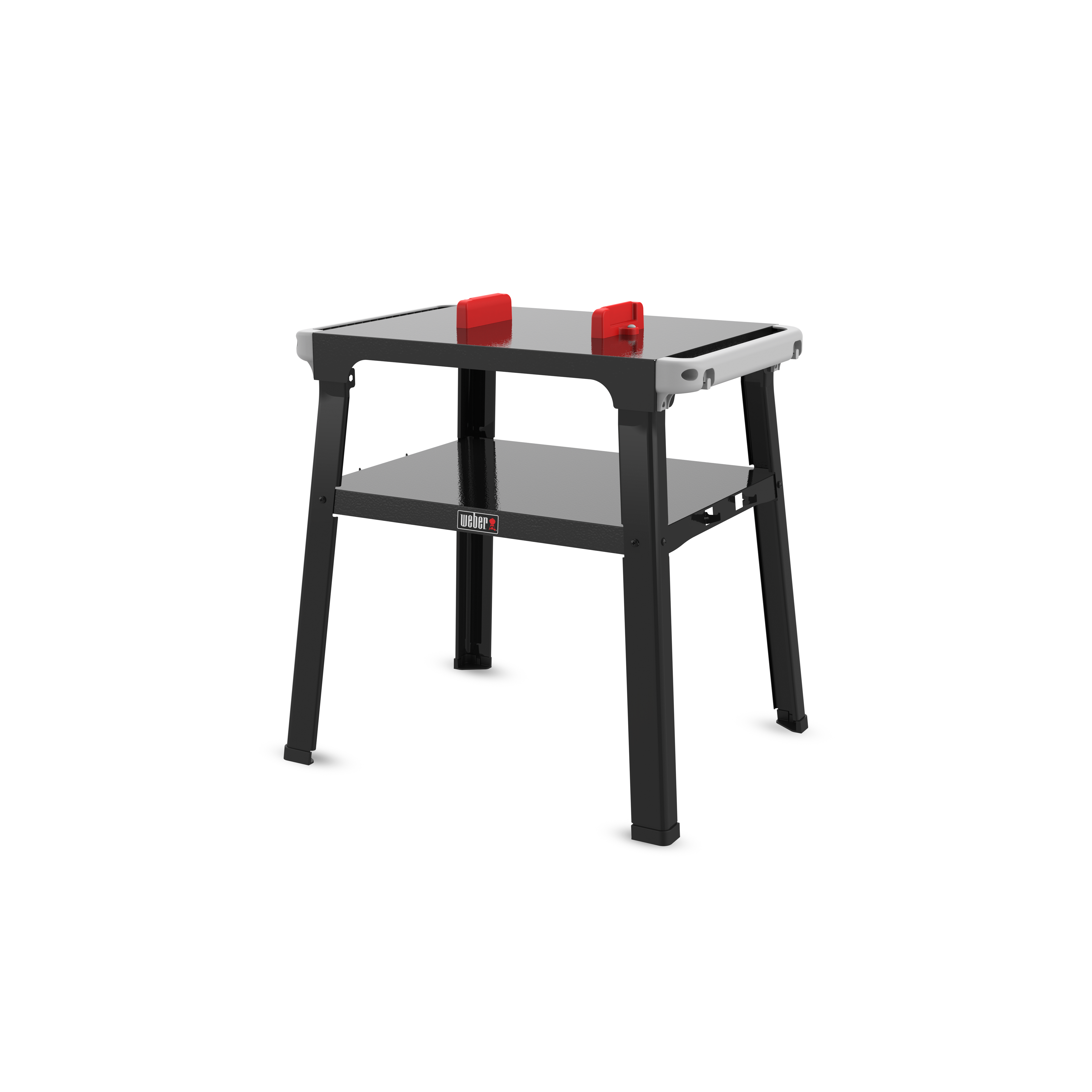 Weber Standfuß Für Lumin Elektrogrills – Leicht, Stabil, Mit Ablagefläche, Kompatibel Mit Weber WORKS System, Wetterbeständig, Schwarz