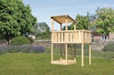 Vorschaubild Akubi Kinderspielturm Anna mit Pultdach inkl. Anbauplattform