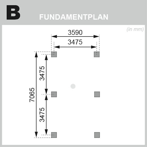 Karibu Pavillon Carport Kirn 1/2/3 - KDI