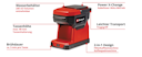 Vorschaubild Einhell Akku-Kaffeemaschine TE-CF 18 Li-Solo 4609990