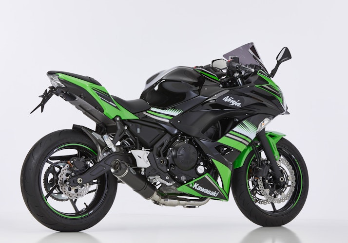 SHARK KOMPLETTANLAGE Carbon  Street GP für KAWASAKI Ninja 650,Z650 EURO4  