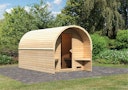 Vorschaubild Karibu Gartensauna/Saunafass Fasshaus 3 inkl. gratis Sauna-Zubehörset im Wert von 234,94 €
