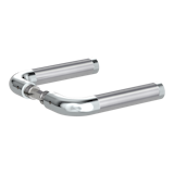 GRIFFWERK Griffpaar für Schlosskasten SIMONA -Chrom/EdelstahlZubehörbild