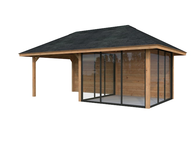 Palmako Pavillon Bianca 16,6 m² Set 206 Slide - 28 mm