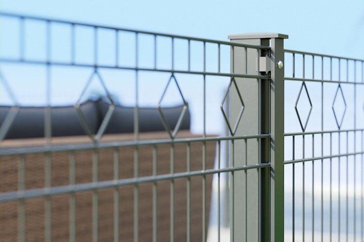 dz Schmuckzaunset Residenz MALAGA 6/5/6 Pfosten VAP mit Profilabdeckschiene