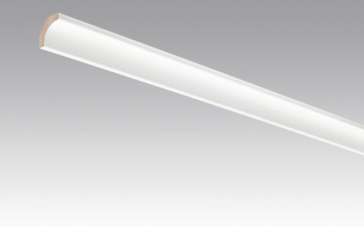 MEISTER Hohlkehlleiste 22/22 mm  Uni weiß glänzend DF 324 - 2380 mm