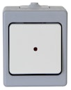 Vorschaubild Kopp Kontrollschalter AP-Feuchtraum STANDARD beleuchtet, grau