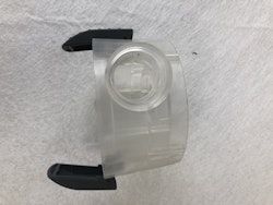 Heissner Pumpenkammer, transparent, mit 2 Verschluss-Klipsen (ET11-F101Q)