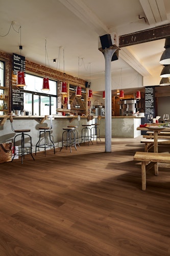 MEISTER Laminatboden MeisterDesign. laminate LC 150 / Nussbaum 6440 - 1288 x 198 x 8 mm