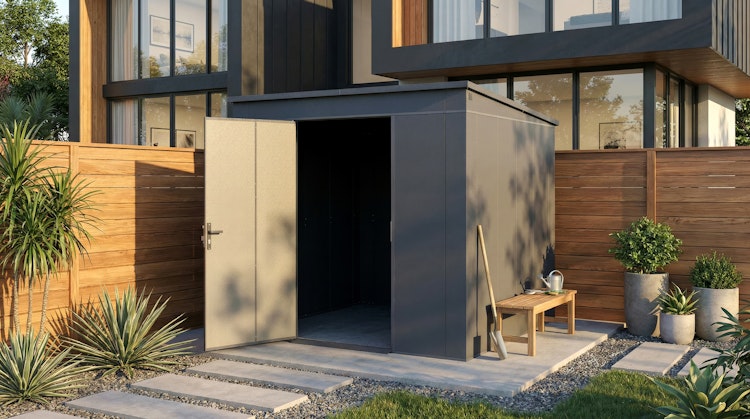 Weka Metall-Gerätehaus Gary 1-9