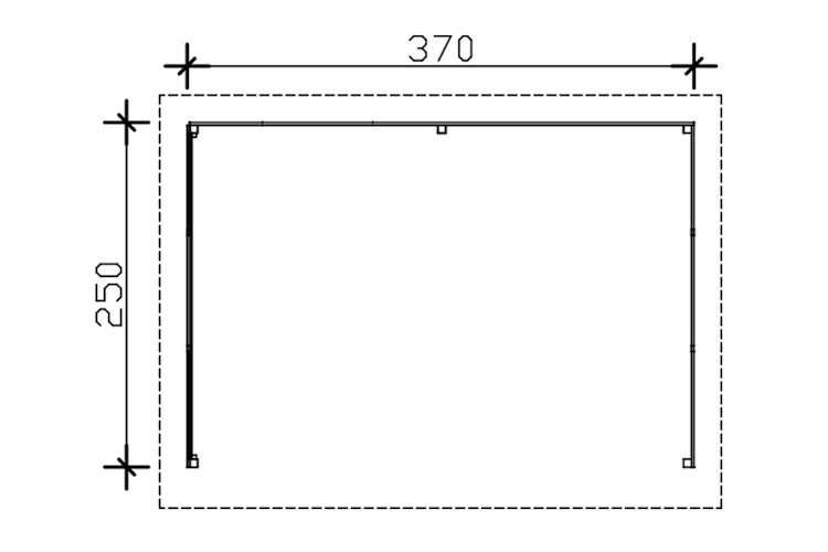 Skan Holz Unterstand / Outdoorküche Vimmerby - 19 mm