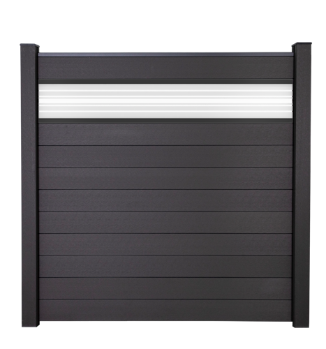 GroJa Solid Stecksystem Bausatz Quadratisch inkl. Glas-Designeinsatz 30cm