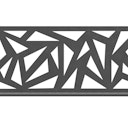 Vorschaubild Traumgarten SYSTEM Dekorprofil TRIGON 1780 mm