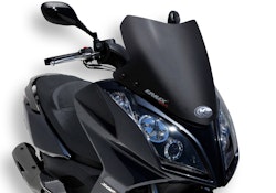 ERMAX Scooterscheibe Sport Acrylic durchsichtig Schwarz getönt für KYMCO X-Town 125; X-Town 300