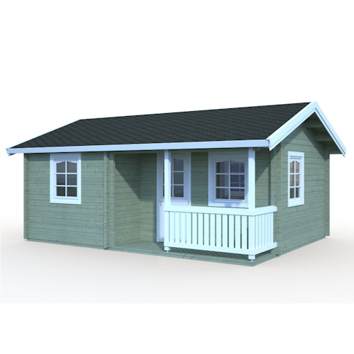 Palmako Ferienhaus Sandra 21,5 + 3,7 m² - 70 mm