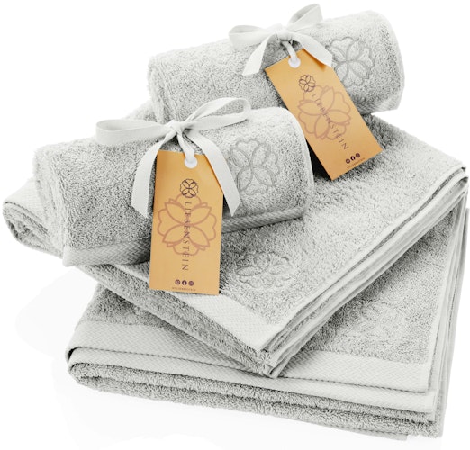 Liebenstein Handtuch Set 2 x Duschtuch 70 x 140 cm & 2 x Handtuch 50 x 100 cm - 550 g/m²