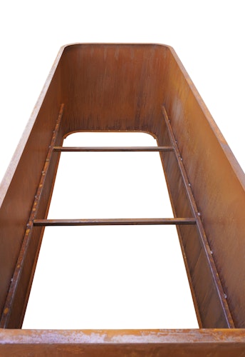 Badeko Pflanzeinfassung ,,Riva 1800“ in Edelrostoptik