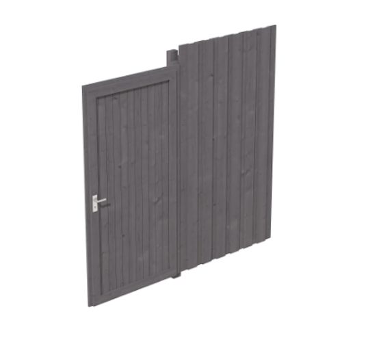 Skan Holz Seitenwand für Leimholz Carports - Deckelschalung