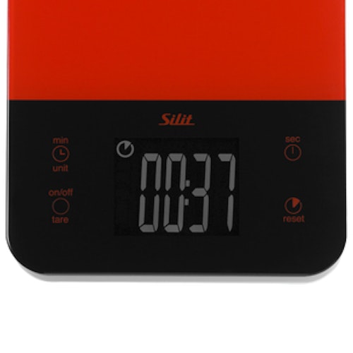 Silit Digitale Waage - Küchenwaage rot