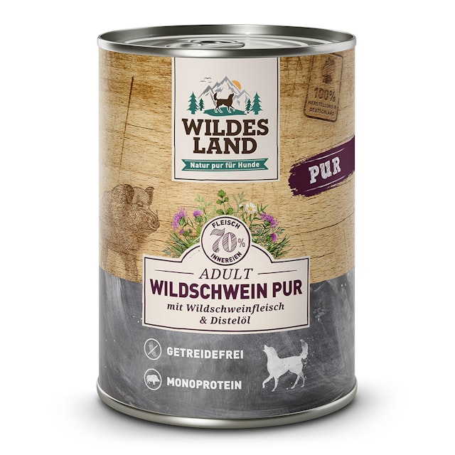 Wildes Land PUR Hundenassfutter 400gVorschaubild