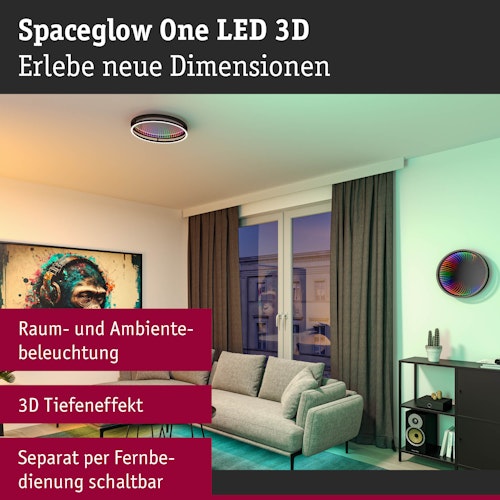Paulmann LED Deckenleuchte Spaceglow One