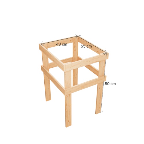 Bertilo Sauna Model 1 Mini white - 58 mm