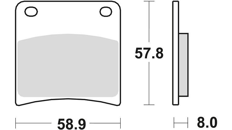 TRW Bremsbelag MCB 591 mit Zulassung