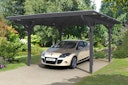 Vorschaubild Skan Holz Odenwald - Design Einzel Carport aus Leimholz Breite 428 cm